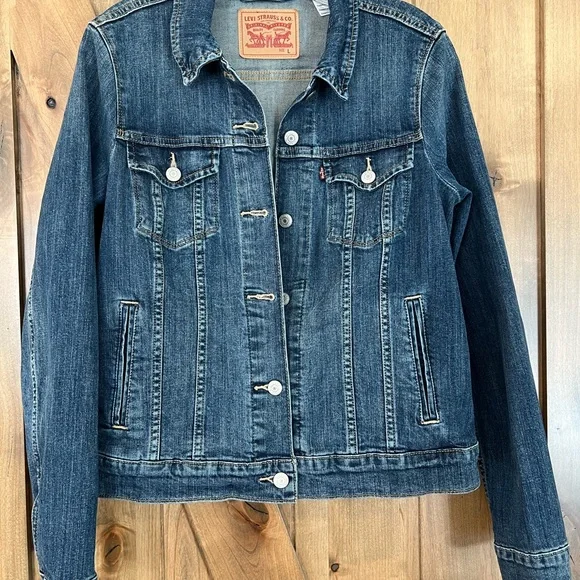 Levi's Blue Jean Jacket - Picture 4 of 10